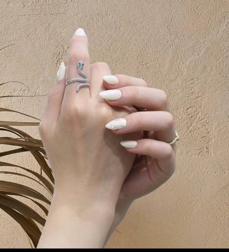 خاتم أفعى فضة